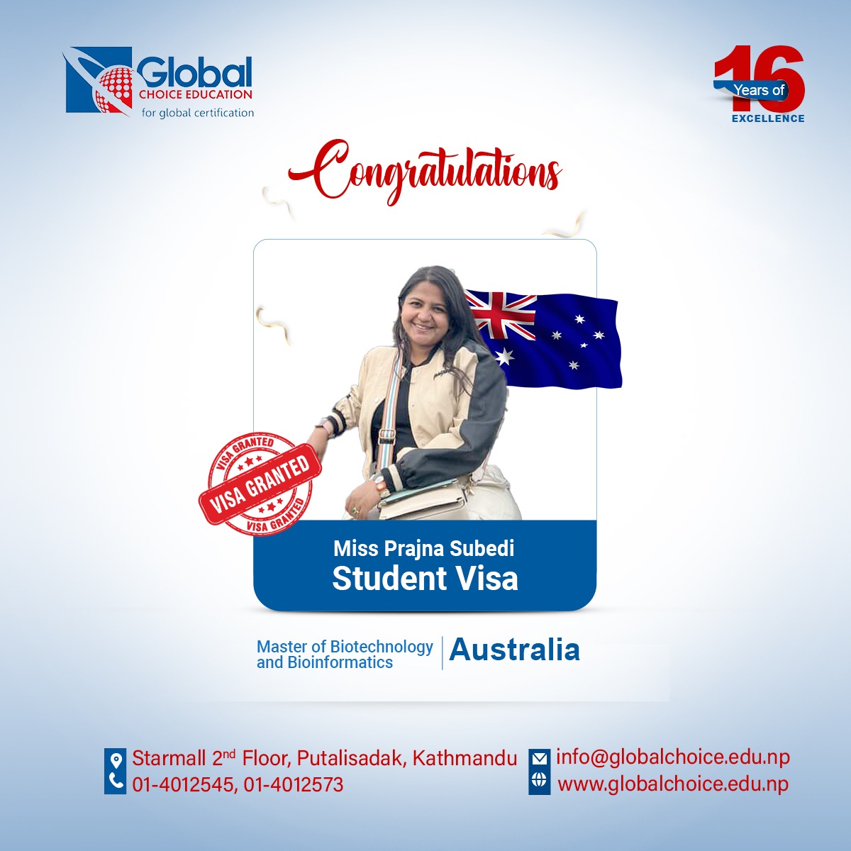 Aastha's testimonial